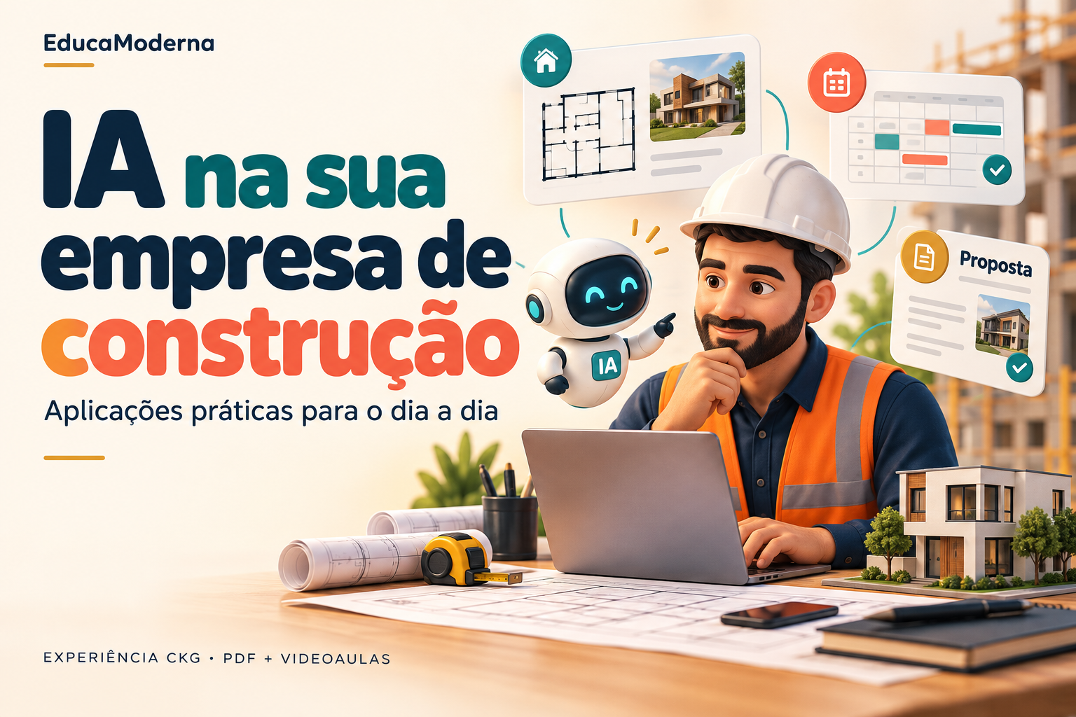 Capa ilustrada do curso: ia